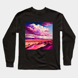 Pink Desert Clouds Long Sleeve T-Shirt